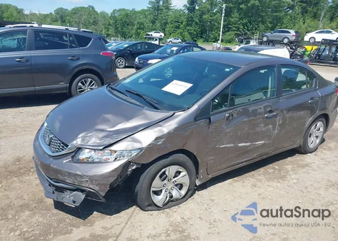 2013 Honda Civic Lx from USA, damaged, VIN 2HGFB2F58DH593449